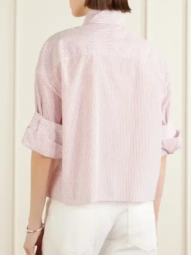 TWP Tie One On Striped Cotton-poplin Shirt | Thumbnail 3 TWP Tie One On Striped Cotton-poplin Shirt | Thumbnail 3