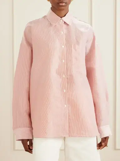 TWP Something Borrowed Striped Cotton-organza Shirt | Thumbnail 3