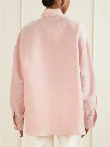 TWP Something Borrowed Striped Cotton-organza Shirt | Thumbnail 4