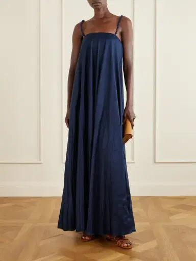 ANDRES OTALORA Asali Contigo Cotton-poplin Maxi Dress | Thumbnail 2 ANDRES OTALORA Asali Contigo Cotton-poplin Maxi Dress | Thumbnail 2