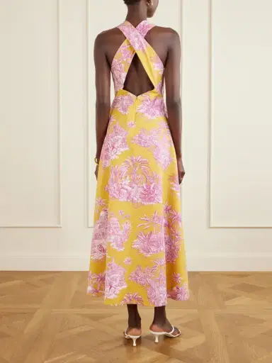 Marta Ferri Colonna Printed Cotton Maxi Dress | Thumbnail 3 Marta Ferri Colonna Printed Cotton Maxi Dress | Thumbnail 3