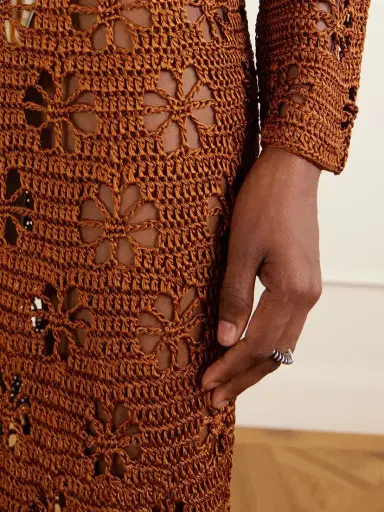 Calle Del Mar Crocheted Midi Skirt | Thumbnail 4 Calle Del Mar Crocheted Midi Skirt | Thumbnail 4