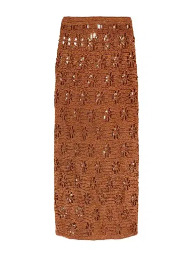 Calle Del Mar Crocheted Midi Skirt | Thumbnail 1 Calle Del Mar Crocheted Midi Skirt | Thumbnail 1
