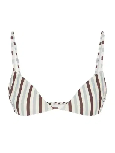 Haight Vitoria Striped Triangle Bikini Top | Thumbnail 1 Haight Vitoria Striped Triangle Bikini Top | Thumbnail 1