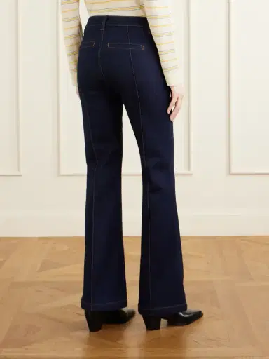 Frame The Icon Mid-rise Flared Jeans | Thumbnail 4 Frame The Icon Mid-rise Flared Jeans | Thumbnail 4
