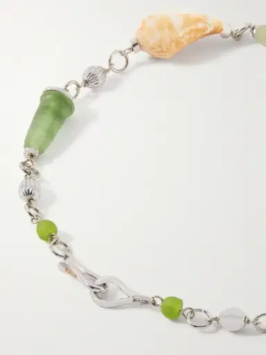 TOHUM Samsara Sterling Silver And Seashell Beaded Necklace | Thumbnail 3 TOHUM Samsara Sterling Silver And Seashell Beaded Necklace | Thumbnail 3