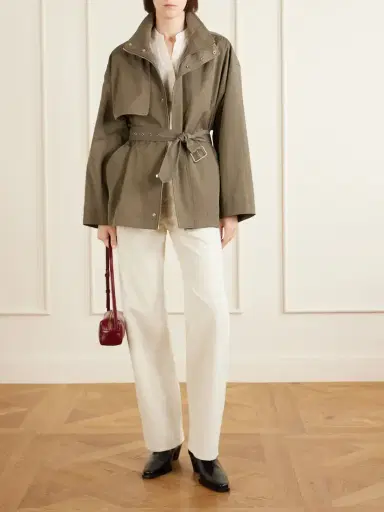 Frame The Short Field Belted Cotton-twill Jacket | Thumbnail 2 Frame The Short Field Belted Cotton-twill Jacket | Thumbnail 2