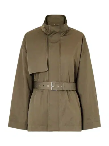 Frame The Short Field Belted Cotton-twill Jacket | Thumbnail 1 Frame The Short Field Belted Cotton-twill Jacket | Thumbnail 1