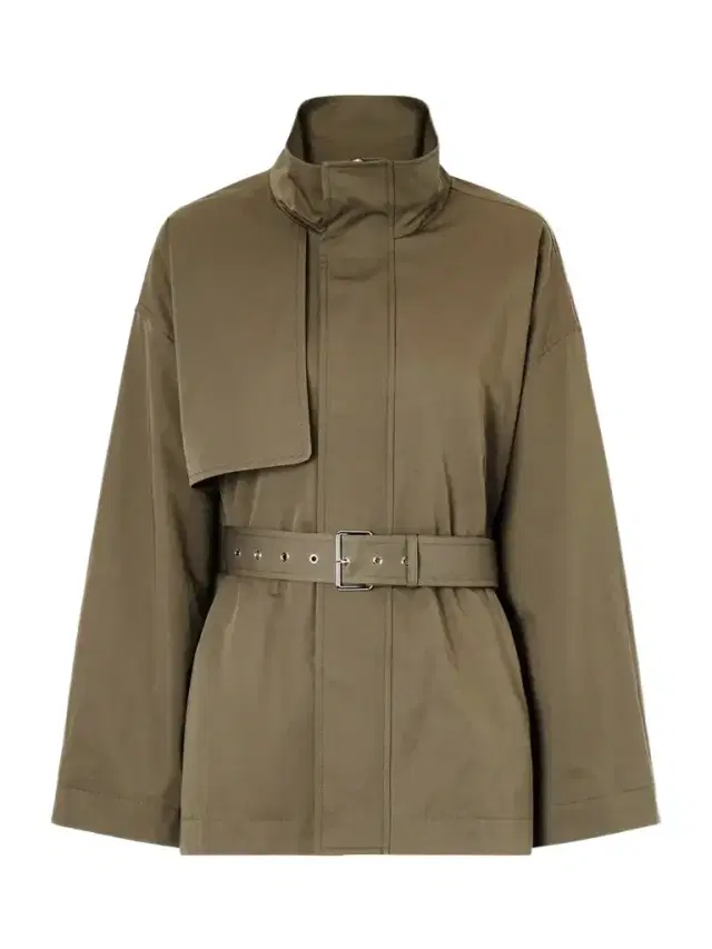 Frame The Short Field Belted Cotton-twill Jacket