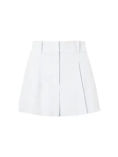 Veronica Beard Craig Pleated Cotton-blend Twill Shorts | Thumbnail 1 Veronica Beard Craig Pleated Cotton-blend Twill Shorts | Thumbnail 1