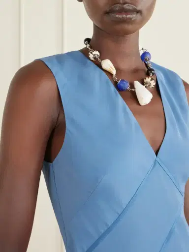 TOHUM Samsara Sterling Silver And Seashell Beaded Necklace | Thumbnail 2