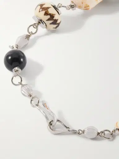 TOHUM Samsara Sterling Silver And Seashell Beaded Necklace | Thumbnail 3