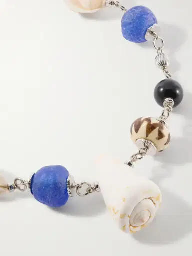 TOHUM Samsara Sterling Silver And Seashell Beaded Necklace | Thumbnail 4