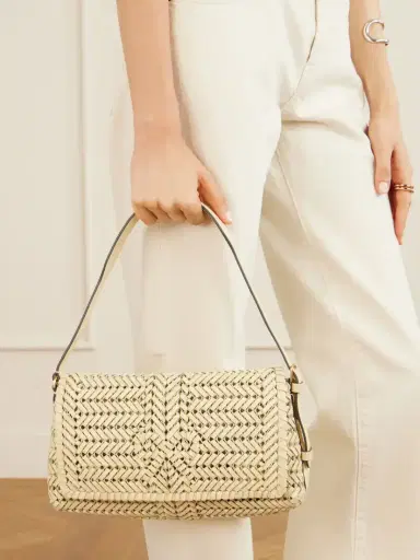 Anya Hindmarch The Nesson Woven Leather Shoulder Bag | Thumbnail 2 Anya Hindmarch The Nesson Woven Leather Shoulder Bag | Thumbnail 2