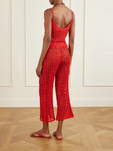 Haight Clara Crocheted Straight-leg Pants | Thumbnail 3