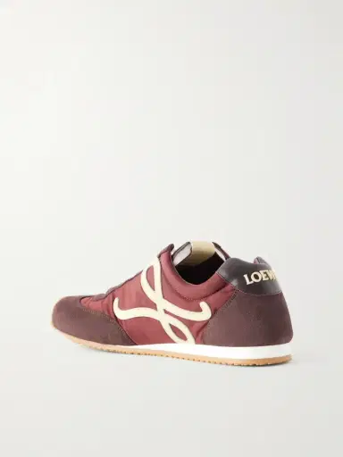 Loewe Ballet Runner 2.0 Logo-appliquéd Suede-trimmed Shell Sneakers | Thumbnail 3 Loewe Ballet Runner 2.0 Logo-appliquéd Suede-trimmed Shell Sneakers | Thumbnail 3