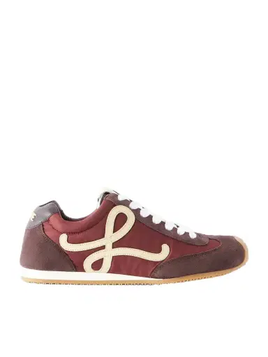 Loewe Ballet Runner 2.0 Logo-appliquéd Suede-trimmed Shell Sneakers | Thumbnail 1 Loewe Ballet Runner 2.0 Logo-appliquéd Suede-trimmed Shell Sneakers | Thumbnail 1