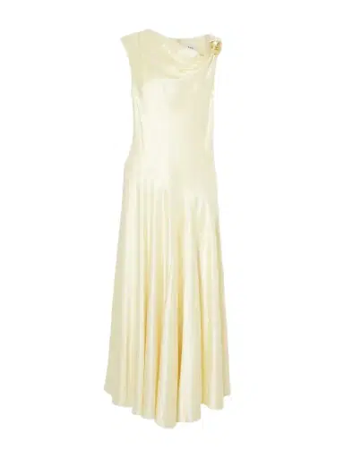 Aje Siren Embellished Satin Maxi Dress | Thumbnail 1 Aje Siren Embellished Satin Maxi Dress | Thumbnail 1