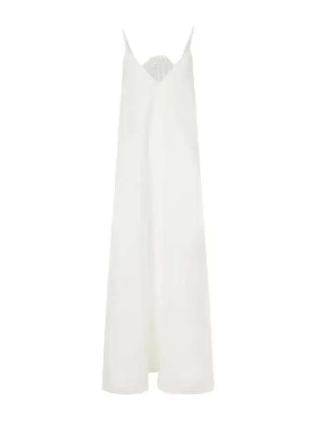 Another Tomorrow Linen-canvas Maxi Dress