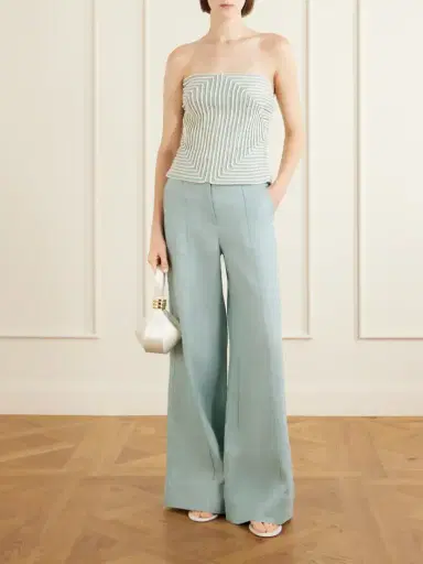 ANDRES OTALORA La Promesa Linen Wide-leg Pants | Thumbnail 2 ANDRES OTALORA La Promesa Linen Wide-leg Pants | Thumbnail 2