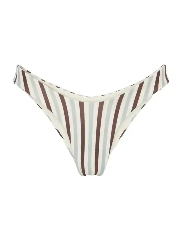Leila Striped Bikini Briefs