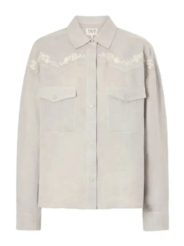 TWP Western Embroidered Hemp Shirt