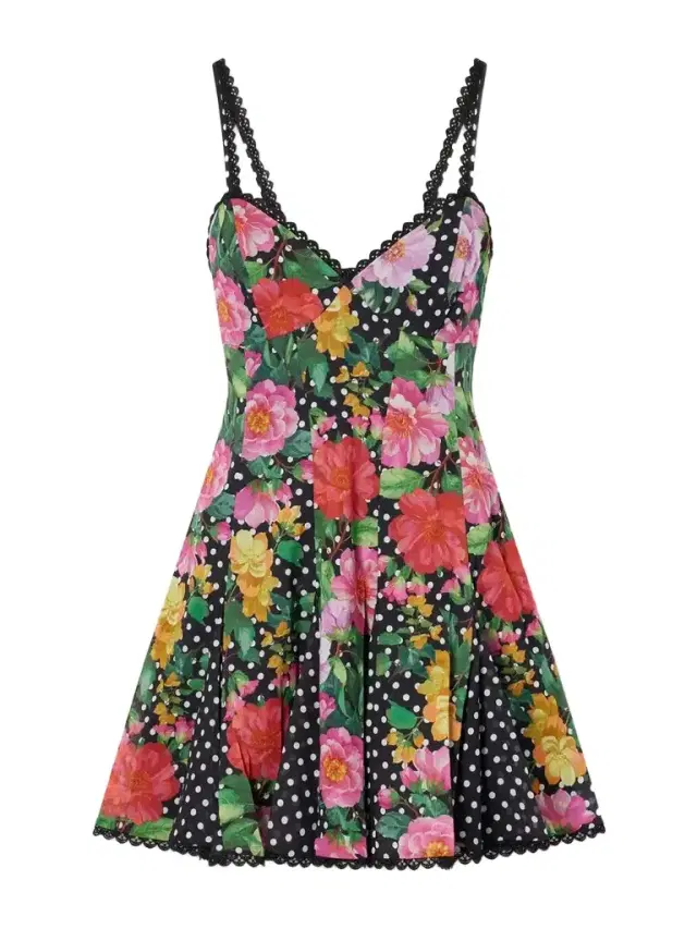 Charo Ruiz Rosela Floral-print Cotton-blend Mini Dress