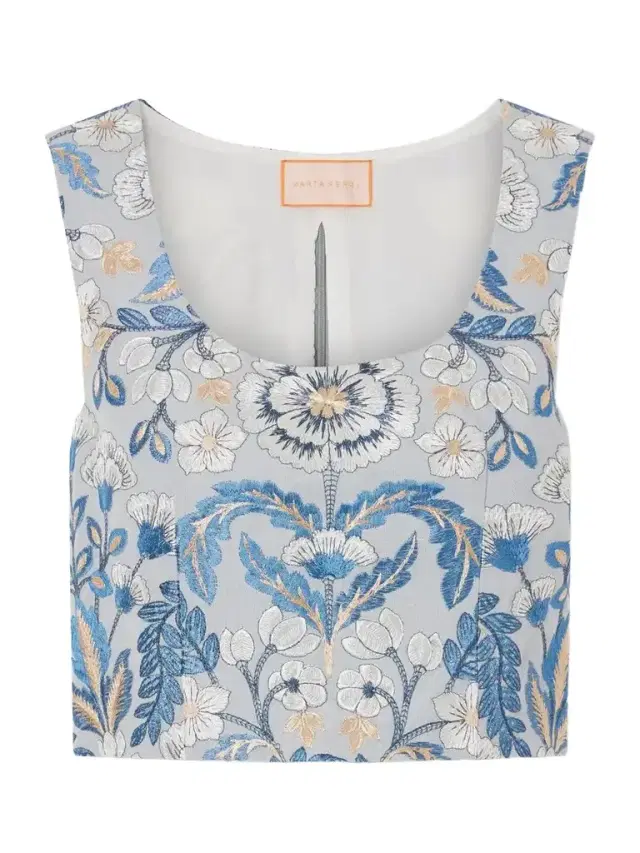 Marta Ferri Embroidered Woven Blouse