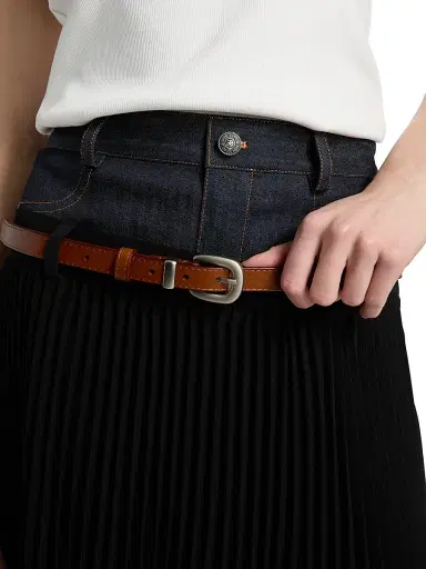 Cinq à Sept Women's Dionne Mixed-Media Belted Mini Skirt | Thumbnail 6 Cinq à Sept Women's Dionne Mixed-Media Belted Mini Skirt | Thumbnail 6