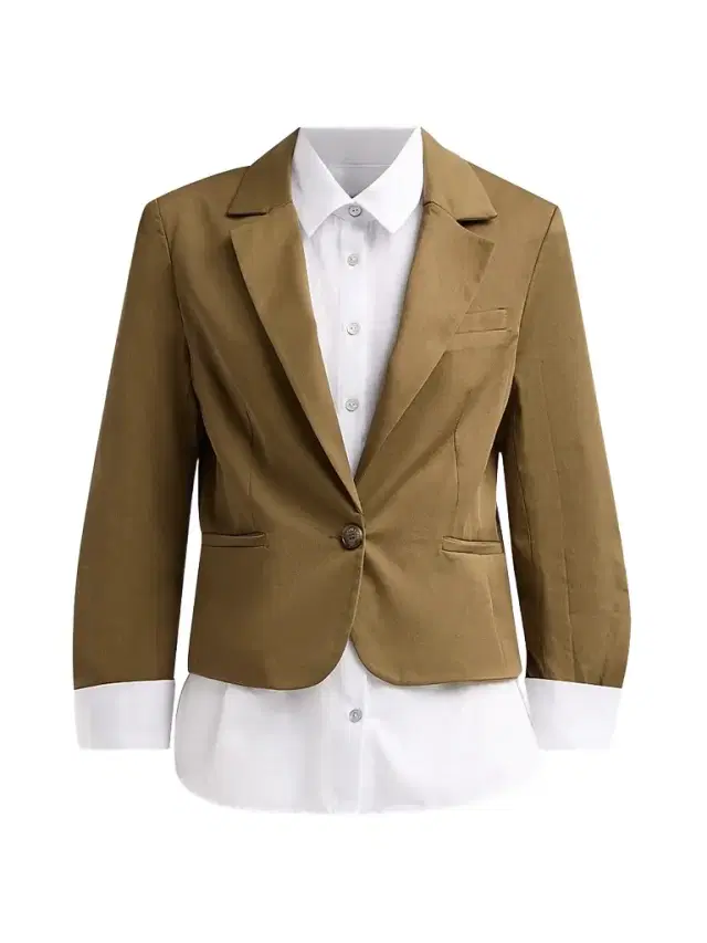 Cinq à Sept Women's Peri Pre-Styled Jacket - Dark Olive White