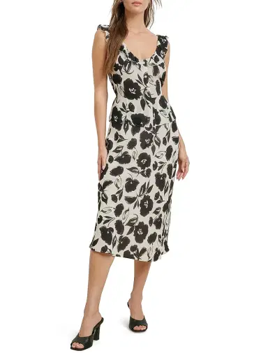 Favorite Daughter Women's The Love Note Brushed Floral Top - Brushed Neutral - Size XL | Thumbnail 2
