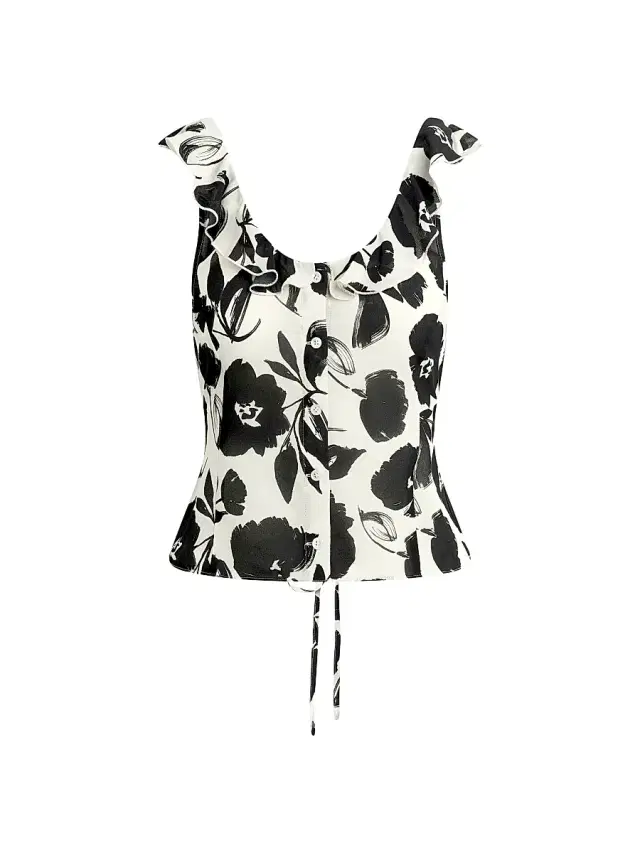 Women's The Love Note Brushed Floral Top - Brushed Neutral