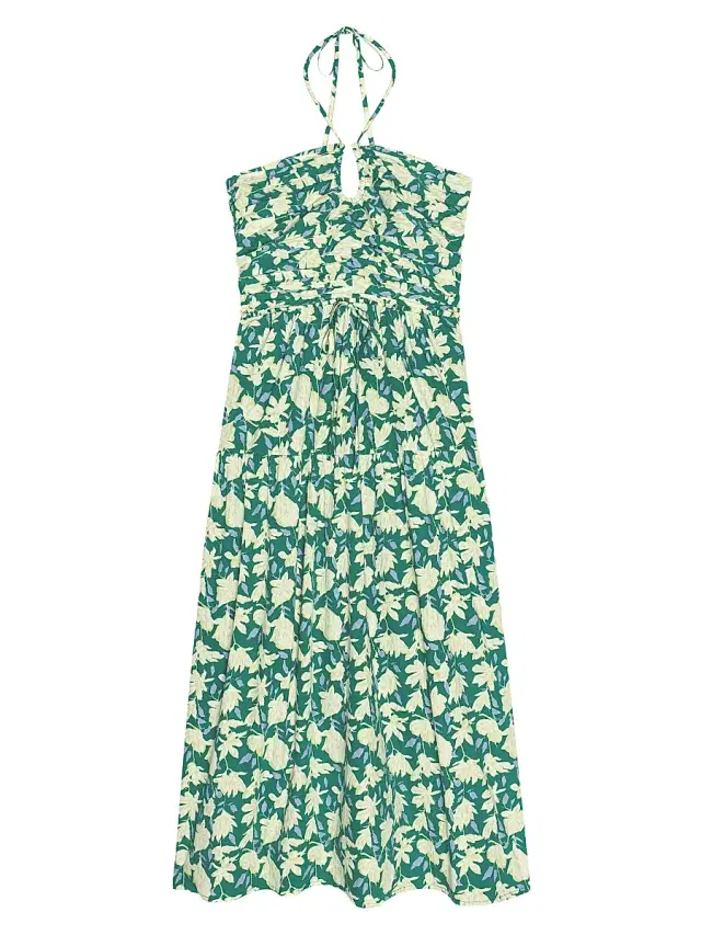 Rails Women's Irene Floral Cotton Midi-Dress - Green Mayflower