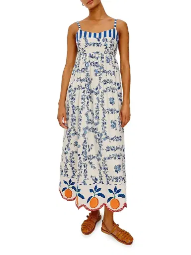 RAILS Women's Lexie Printed Cotton Midi Dress - Ceramic Floral - Size XS | Thumbnail 3 RAILS Women's Lexie Printed Cotton Midi Dress - Ceramic Floral - Size XS | Thumbnail 3