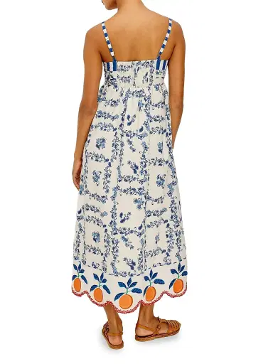 RAILS Women's Lexie Printed Cotton Midi Dress - Ceramic Floral - Size XS | Thumbnail 4 RAILS Women's Lexie Printed Cotton Midi Dress - Ceramic Floral - Size XS | Thumbnail 4