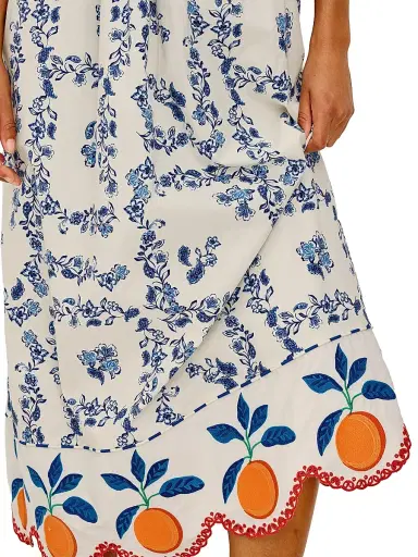 RAILS Women's Lexie Printed Cotton Midi Dress - Ceramic Floral - Size XS | Thumbnail 6 RAILS Women's Lexie Printed Cotton Midi Dress - Ceramic Floral - Size XS | Thumbnail 6