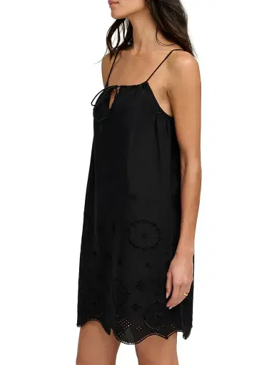 Favorite Daughter Women's The Pretty Please Eyelet Minidress - Black - Size XL | Thumbnail 4 Favorite Daughter Women's The Pretty Please Eyelet Minidress - Black - Size XL | Thumbnail 4