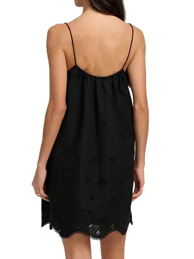 Favorite Daughter Women's The Pretty Please Eyelet Minidress - Black - Size XL | Thumbnail 5 Favorite Daughter Women's The Pretty Please Eyelet Minidress - Black - Size XL | Thumbnail 5