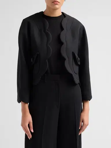 Marc Jacobs Women's Scallop Daisy Lady Jacket | Thumbnail 4 Marc Jacobs Women's Scallop Daisy Lady Jacket | Thumbnail 4