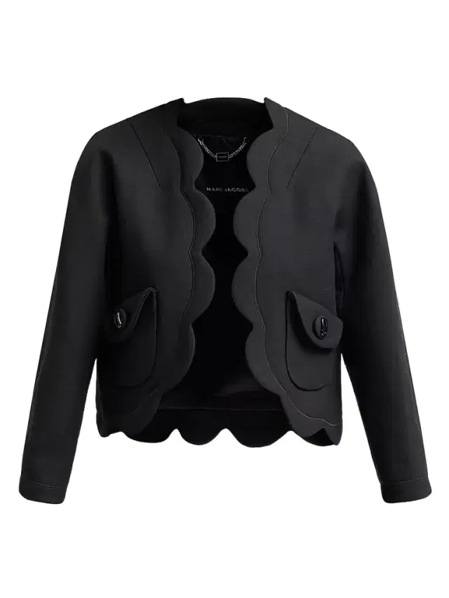 Marc Jacobs Women's Scallop Daisy Lady Jacket - Black