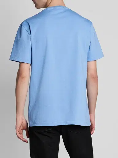 Alexander McQueen Men's Cotton Jersey Crewneck T-Shirt - Bath House Blue - Size XXL | Thumbnail 5