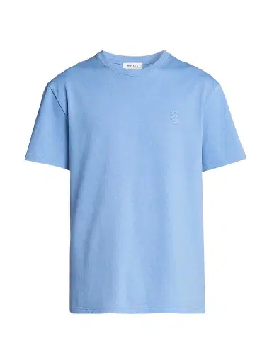 Alexander McQueen Men's Cotton Jersey Crewneck T-Shirt - Bath House Blue - Size XXL | Thumbnail 1