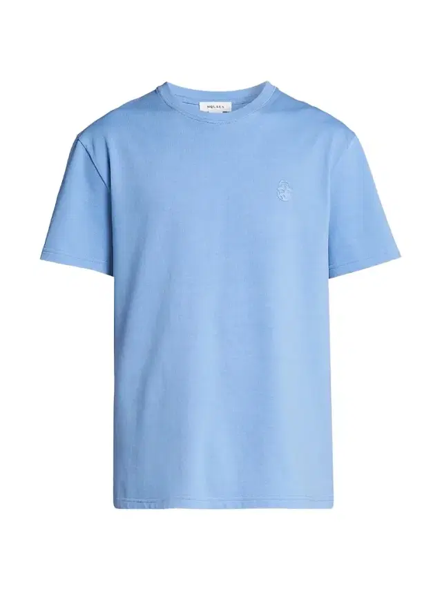 McQueen Men's Cotton Jersey Crewneck T-Shirt - Bath House Blue