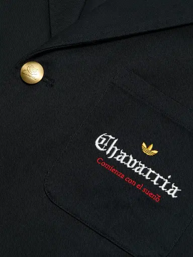 Adidas Men's x Willy Chavarria Players Blazer - Black | Thumbnail 7