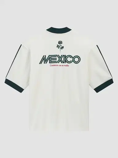 adidas Men's x Willy Chavarria Soccer Graphic T-Shirt - Off White | Thumbnail 2