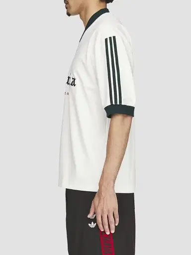 adidas Men's x Willy Chavarria Soccer Graphic T-Shirt - Off White | Thumbnail 7