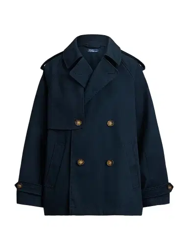 Polo Ralph Lauren Women's Cotton Twill Balloon Trench Coat | Thumbnail 1 Polo Ralph Lauren Women's Cotton Twill Balloon Trench Coat | Thumbnail 1