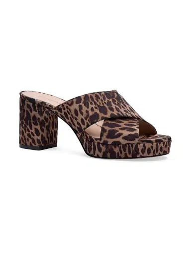 Stuart Weitzman Women's Dayna 80MM Leopard-Print Platform Sandals | Thumbnail 2 Stuart Weitzman Women's Dayna 80MM Leopard-Print Platform Sandals | Thumbnail 2
