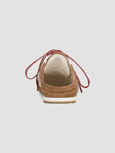 Veronica Beard Women's Nicoline Suede-Blend Low-Top Sneakers - Chestnut Multi - Size 9.5 | Thumbnail 3