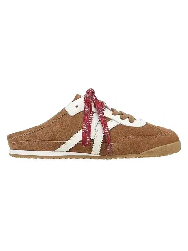Veronica Beard Women's Nicoline Suede-Blend Low-Top Sneakers - Chestnut Multi - Size 9.5 | Thumbnail 1